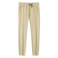 thumbnail image 1 of Yuyuzo Pantalons de Survêtement Grande Taille pour Femmes Taille Haute Élastique avec Cordon de Serrage Bas Resserré Joggeurs Décontractés pour Randonnée, 1 of 6