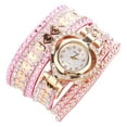 thumbnail image 2 of CxhicLuv Diamond Bracelet Watch, Women's Jewelry Accessory, Great for Parties, Daily Wear, Gifts, Elegant & Fashionable, Valentine's Day, Christmas, Suitable for Lovers, Friends, Pink, 2 of 3