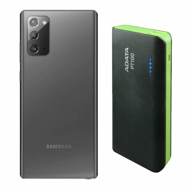 Samsung Note 20 Nuevo Snapdragon 128GB Gris SM-N981U1 + Power Bank 10,000mAh