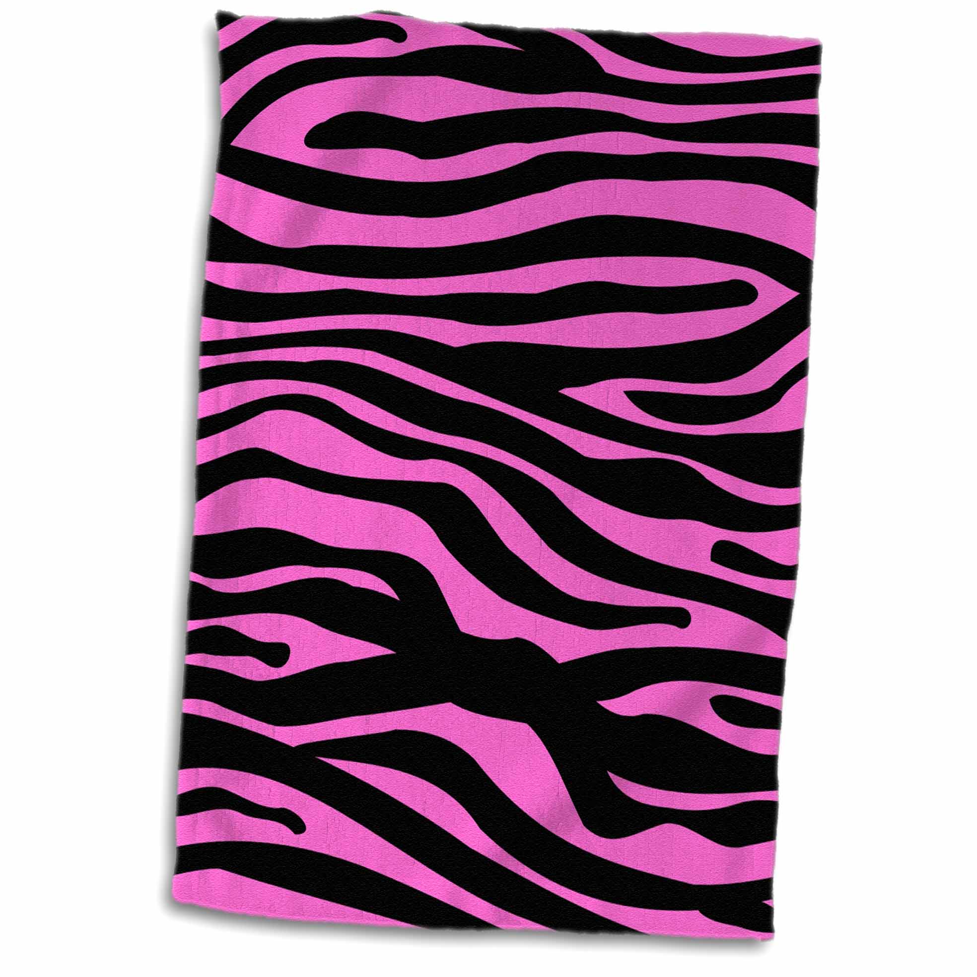 3dRose Hot Pink and Black Zebra Stripe print pattern Animal print