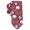 Red - burgundy, variant on bar III Mens Melody Self-tied Necktie, Red, Classic (57 To 59 in.)