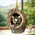 thumbnail image 3 of Animal Ornament Animal Pattern 2D Acrylic Ornament Animal Seasonal For Ceiling Keepsake Acrylic Beads for Crafts Big Decorations Hanging Car Large Hanging Cat Ornament Dance Floor Tiles for Wedding, 3 of 3