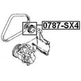 thumbnail image 2 of Febest PULLEY TENSIONER KIT # 0787-SX4 OEM 49160-70AA0, 2 of 2