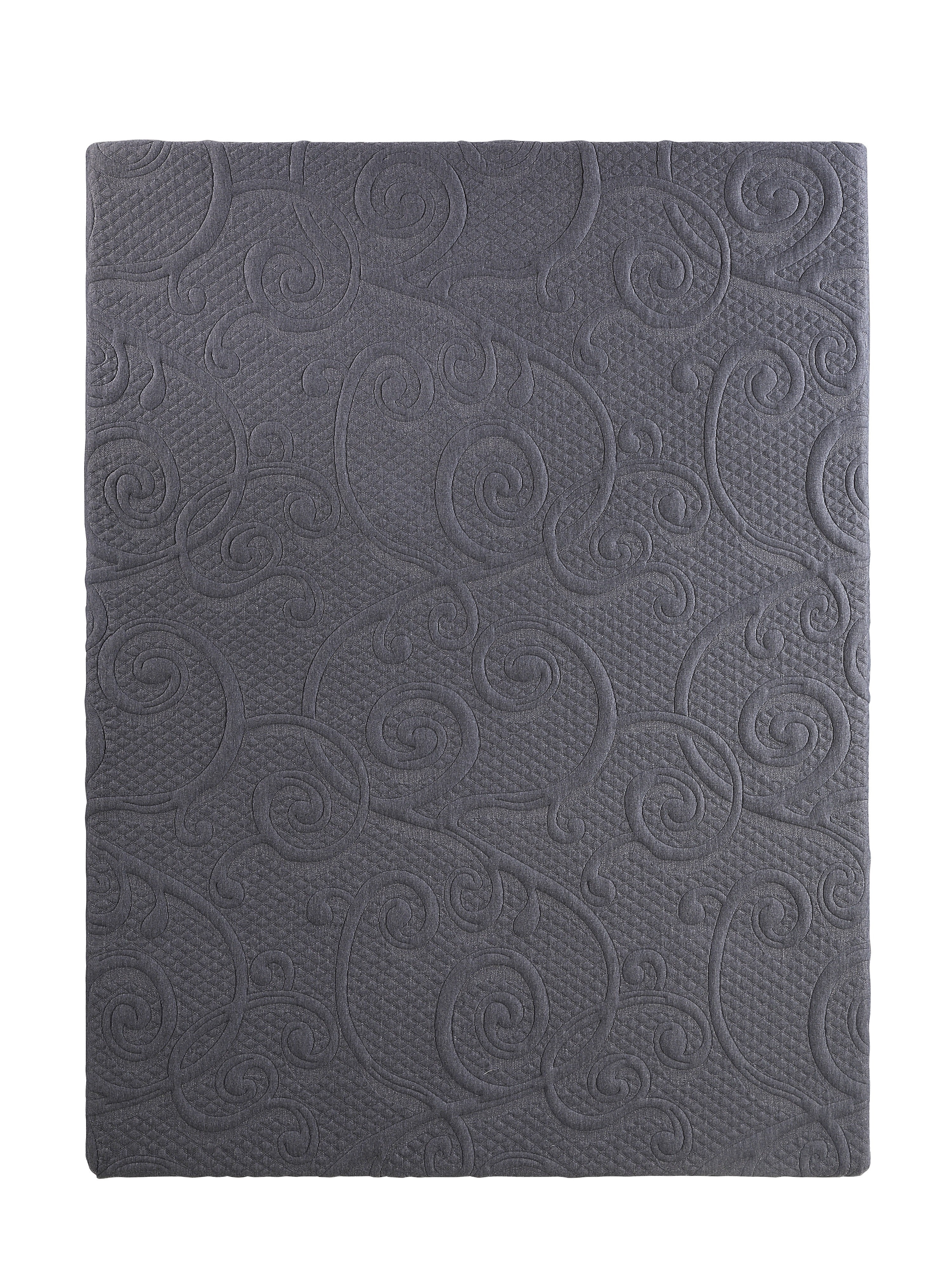 11 in. King Size Pocket Coil Hybrid Mattress, Durable Gel Memory Foam Mattress in a Box, Dark Gray