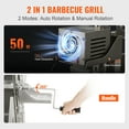 thumbnail image 4 of VEVOR Rôtissoire à Broche Barbecue Grill Porc Agneau Poulet Rôtissoire 50W 132lbs, 4 of 9
