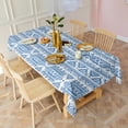 thumbnail image 5 of Boho Bohemia Geometric Line Art Rectangle Tablecloth 60"x120",Waterproof Polyester Rectangle Table Cloth, Wipeable Spillproof Polyester Tablecloth for Dining, Camping, Indoor and Outdoor, 5 of 6