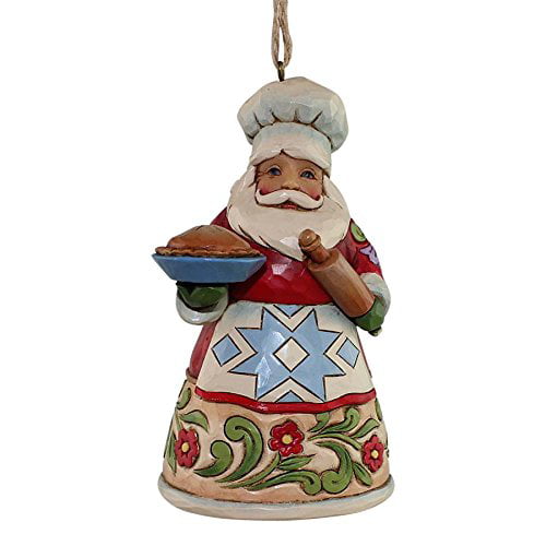 Heart of Christmas Hanging Ornament with S-Hook Blank Santa, 6003915