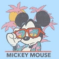 thumbnail image 2 of Men's Mickey & Friends Beach Ready Mickey Mouse Graphic Tee Light Blue 2X Large, 2 of 4