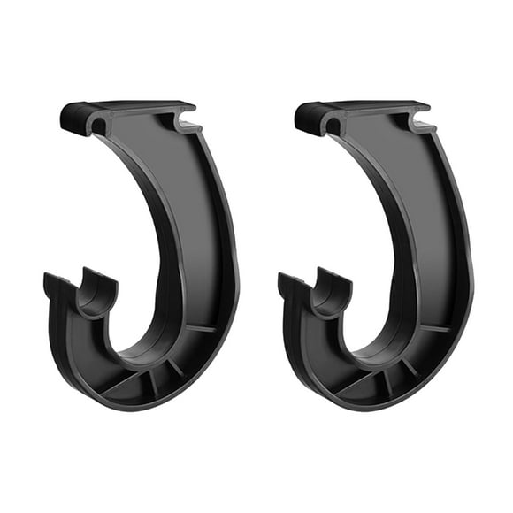Clearance! 2Pcs Hanging Closet Rod Support Closet Shelf Rod Holder Sturdy J Shaped Closet Brackets for Hanging Clothes Cabinets Storage and Curtain 2X Hanging J-Shaped Wardrobe Rod Bracket
