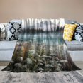 thumbnail image 2 of PRATYUS Swirling Mist Throw Blanket for Couch Sofa Bed Office Decor All Seasons Lightweight Anti-Wrinkle Exquisite Gifts 60x80in, 2 of 6