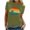 Green, variant on Fesfesfes Tshirts for Women T-Shirt Fashion Short Sleeve Round Neck Printing Casual Blouse T-Shirt Tops Shirt Womens T-Shirts 6(M)