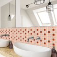 thumbnail image 5 of Yeetfub 10 Sheet Peel and Stick Backsplash Self Adhesive Tile Sticker Marble 3D Stick on Tiles Backsplash for Kitchen Peel and Stick Tile for Bathroom Kitchen Camper Shower Furniture 4"x4" Beige, 5 of 7
