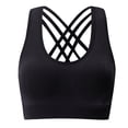 thumbnail image 4 of Women Rimless Yoga Running Sports Bra with Pads for Support and Comfortable Fit|Breathable Seamless Design for Everyday Exercise, 4 of 4