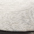 thumbnail image 3 of SAFAVIEH Abstract Constantine Damask Wool Area Rug, Gray/Ivory, 4' x 4' Round, 3 of 8