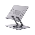 thumbnail image 6 of Incipio Translucent Adjustable Laptop Stand for Desk, Foldable, Portable Computer/Tablet Stand 360° Rotating-Gray, 6 of 13