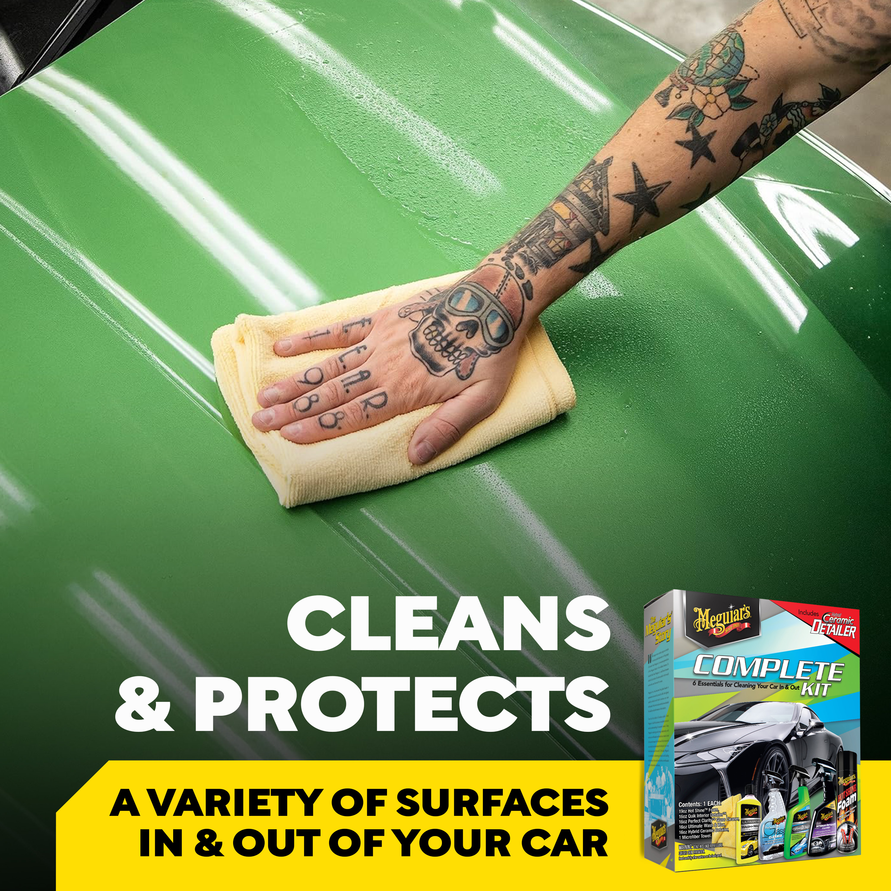 Meguiar's Complete Car Care Kit, 6-Piece Detailing Set photo 2