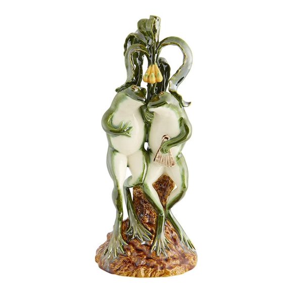 Bordallo Pinheiro Frogs Paulo & Virgínia Decorative Figurine