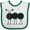 White and Green, variant on Inktastic Ant Bug Boys or Girls Baby Bib