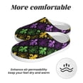 thumbnail image 6 of Picia Mardi Gras1 for Women's Lamb-hug Comfy Fleece House Slippers Memory Foam, Slip-on House Shoes Indoor Outdoor-44/45, 6 of 7