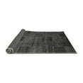 thumbnail image 2 of Ahgly Company Indoor Square Checkered Gray Modern Area Rugs, 8' Square, 2 of 4