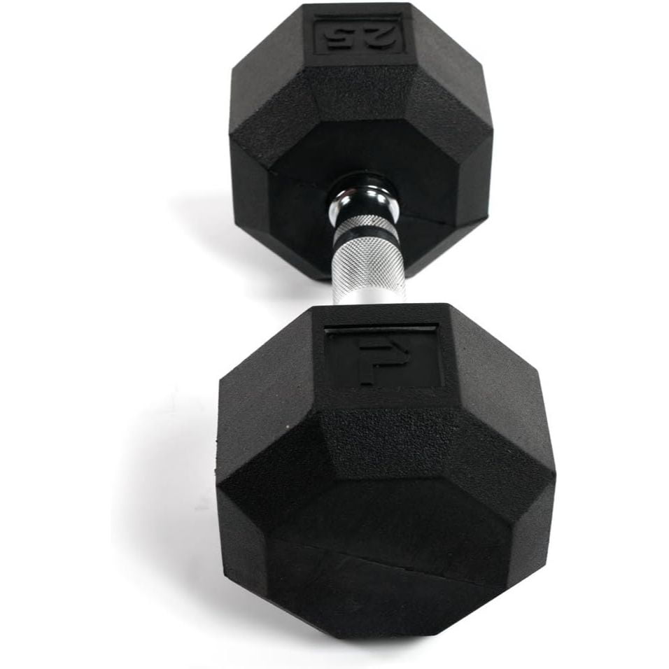 Power Systems Rubber Octagonal Dumbbell 25 lb., 61525