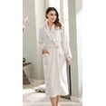 thumbnail image 6 of Richie House Womens Soft Premium Flannel Fleece Bathrobe RHW2884, 6 of 6