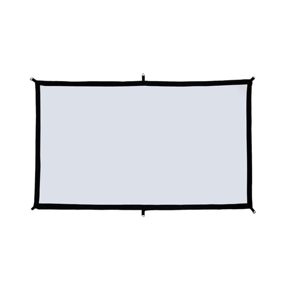EGNMCR Projector Screen 110 Inch, Movie Projector Screen 16:9 Foldable Portable Wrinkle Indoor Outdoor Projection For Home, Party, Office, Classroom projection screen