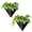 Black X 2 Pack, variant on Wall Planters Black X 2 Pack 12 Inch Large Self Watering Indoor Outdoor Decor