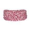 thumbnail image 2 of Yiaed Red Flowers Print Sports Headbands,Moisture Wicking Workout Headband, Sweatband Headbands for Running,Cycling for Women and Men, 2 of 8