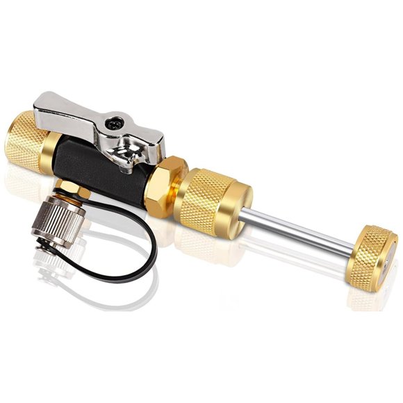 3X HVAC Valve Core Removal Tool, 1/4 Inch Vacuum-Rated Valve Core Removal Tool,Works with All Refrigerants,HVAC Tools