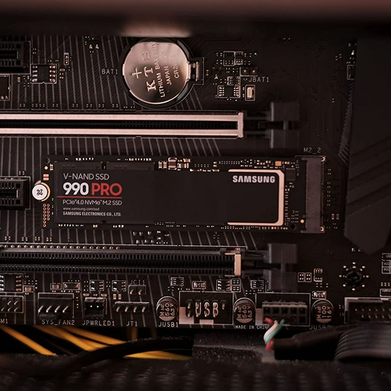 SAMSUNG 990 PRO 1TB PCIe Gen 4.0 x4, NVMe 2.0 V7 V-NAND MLC