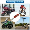 thumbnail image 3 of Cerradura de manillar de motocicleta Unique Bargains, universal, para scooter, candado de agarre de acelerador rojo, candados de freno delantero y embrague antirrobo, 1 pieza, 3 of 7