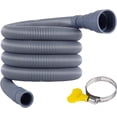 thumbnail image 1 of Washing Machine Drain Hose Extension Kit, Universal Fit All Drain Hose, 6.9 Feet, 1 of 5