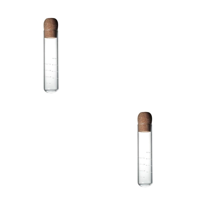 Colador de té Toystoory Filtro de tubo de vidrio Infusor de hierbas 2piezas