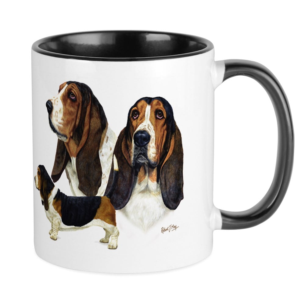 Cafepress Basset Hound Mug Unique Coffee Mug Coffee Cup Cafepress Walmart Com Walmart Com