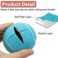 thumbnail image 3 of Uxcell 2 Pcs Pelotas de Tenis Precutadas para Andadores, Accesorios Universales de Pelotas Deslizantes Precutadas para Protección de Patas de Muebles y Pisos, Azul, 3 of 6