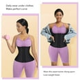thumbnail image 6 of Lilvigor Waist Trainer for Women - Latex Underbust Waist Corsets Cincher Plus Size Workout Girdle Body Shaper, 6 of 7