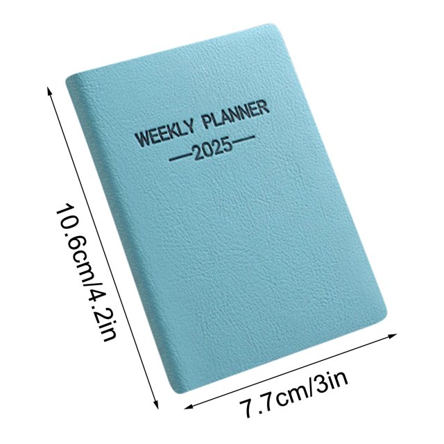 Fesfesfes Calendrier de Poche Rigide & Planificateur Mensuel/hebdomadaire Carnet de Planification de Bureau Compact avec Reliure Durable pour Planification Quotidienne, et Organisateur Portable