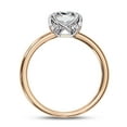 thumbnail image 4 of IGI Certified Lab Grown Diamond Engagement Ring | Center 8.5x6.5mm Radiant Cut 6 prong Solitaire Wedding Anniversary Rings For Women 14k Solid Rose Gold | F-G, VS-SI Quality (2.55 Ctw) Ring Size-5.5, 4 of 7