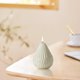 thumbnail image 4 of Fiudx Artículos en oferta con ofertas flash Vela de aromaterapia con líneas geométricas nórdicas en forma de columna, grande, color blanco, 4 of 5