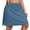 Dusty Blue, variant on Women' 20" Knee Length Skorts Golf Skirt Tennis Long Skorts Modest Skirts Stretchy Athletic Active Skorts with Pockets