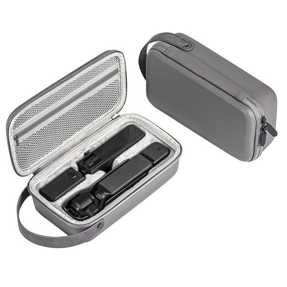 For DJI Pocket 3 Carrying Case: Shockproof Travel Handbag with Mesh Pockets