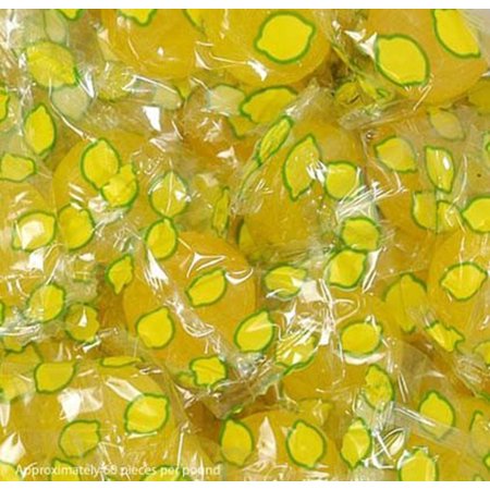 Kosher Hard Candy SweetGourmet Old-fashioned Sour Lemon Balls | Bulk Retro Hard Candy Wrapped | Kosher | 15oz ()