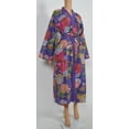 thumbnail image 3 of Indian Kantha Kimono, Bath Robe, Japanese Kimono, Kantha Kimono Robe, Kimono Cardigan, Beach Wear Cotton Robe Floral Kimono, Bridesman Robes, 3 of 4