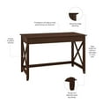 thumbnail image 3 of Pemberly Row Contemporary 48W Writing Desk in Bing Cherry Finish, 3 of 7