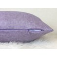 thumbnail image 6 of Aiking Home Woven Fine Faux Linen Throw Pillow Cover, size 14"x26", Lavender, 6 of 7