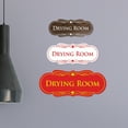 thumbnail image 3 of Signs ByLITA Designer Drying Room Sign (Light Grey / Burgundy) - Medium, 3 of 5