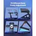 thumbnail image 4 of KFFKFF Adjustable and Foldable Racing Wheel Stand, Compatible with Logitech G923 G920 G29 G27 and Thrustmaster T300RS TX F458 T500RS T3PA-PRO(F1/GT), Gaming Cockpit with Pedal Support, Compact Design, 4 of 9