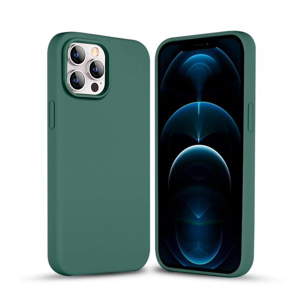 Funda de Protección para iPhone 12 Pro Max - Sovico - Silicón con Forro de Microfibra