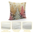 thumbnail image 4 of Nawypu  Pink Christmas Tree Merry Christmas Throw Pillow Cover, Pink Christmas Cushion Case Decoration for Sofa Couch, 4 of 5